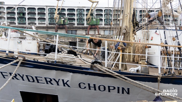 Fot. Robert Stachnik [Radio Szczecin] STS Fryderyk Chopin przechodzi renowację [WIDEO, ZDJĘCIA]