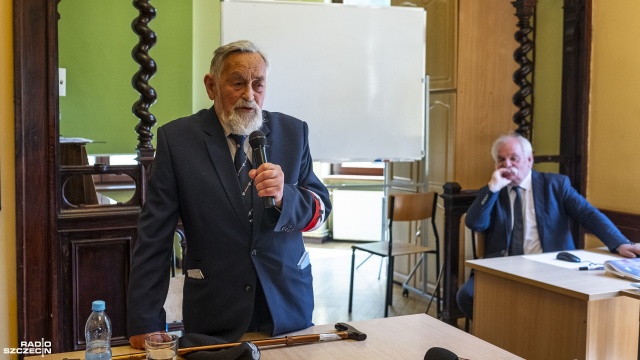 Fot. Wojciech Ochrymiuk [Radio Szczecin] Uczniowie zdumieni. Żołnierz AK wspomina walkę o wolność Ojczyzny [ZDJĘCIA]