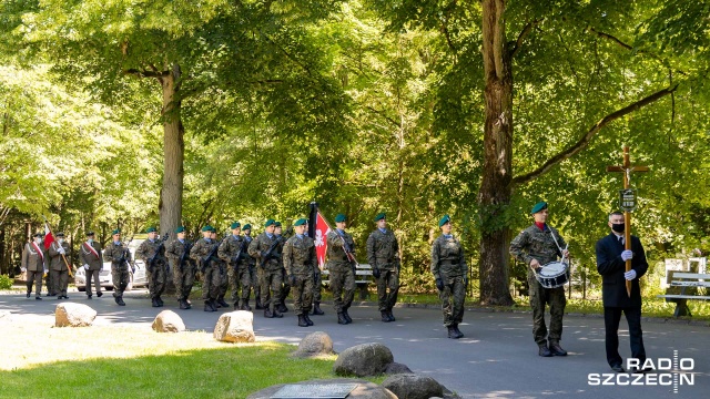 Fot. Robert Stachnik [Radio Szczecin] Kombatant, działacz polonijny, krawiec księżnej Diany. Bliscy pożegnali Zbigniewa Stączka [WIDEO, ZDJĘCIA]