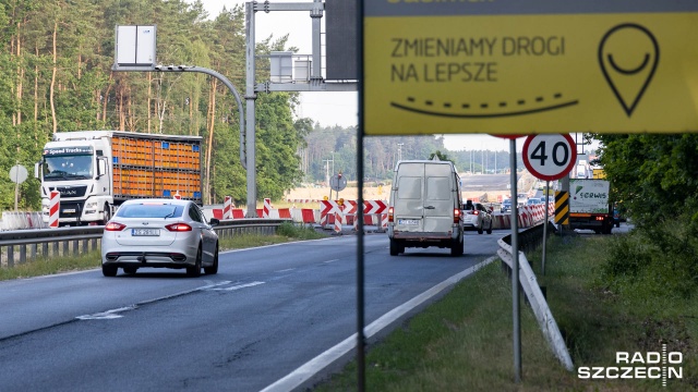 Fot. Robert Stachnik [Radio Szczecin] Rusza wymiana nawierzchni na Szosie Stargardzkiej [WIDEO, ZDJĘCIA]