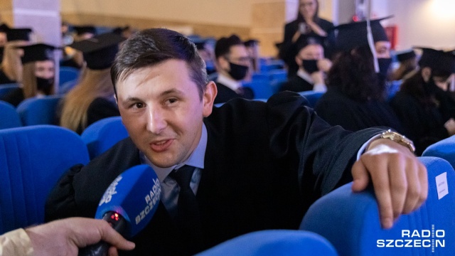 Fot. Robert Stachnik [Radio Szczecin] Symboliczne pożegnanie studentów US [ZDJĘCIA]