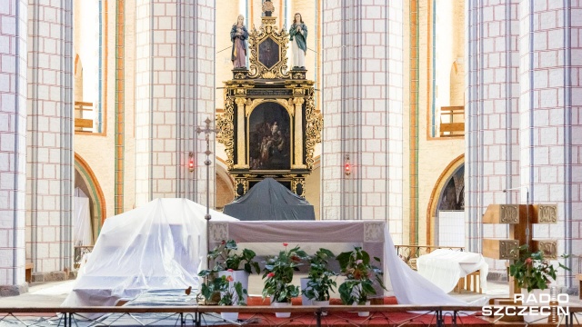 Fot. Robert Stachnik [Radio Szczecin] Coraz piękniej w stargardzkiej kolegiacie [WIDEO, ZDJĘCIA]