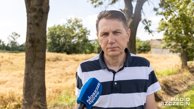 Fot. Robert Stachnik [Radio Szczecin] Żniwa w Zachodniopomorskiem [WIDEO, ZDJĘCIA]