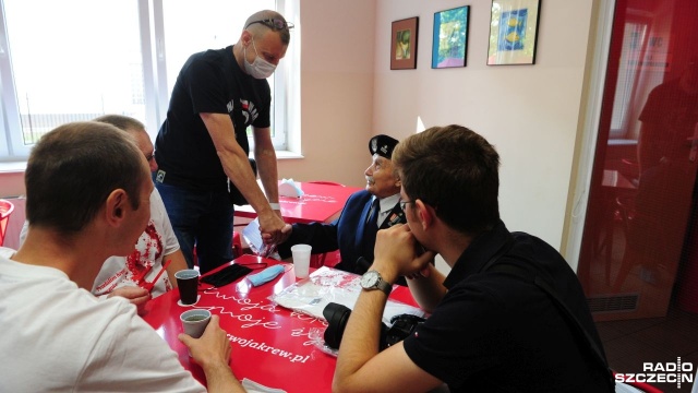 Fot. Marcin Kokolus [Radio Szczecin] Przelej krew w hołdzie powstańcom [ZDJĘCIA]
