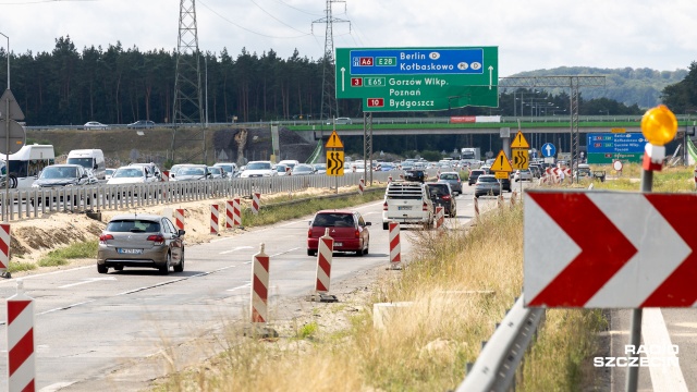 Fot. Robert Stachnik [Radio Szczecin] Jeśli weekend, to i utrudnienia na drogach [AKTUALIZACJE, ZDJĘCIA]
