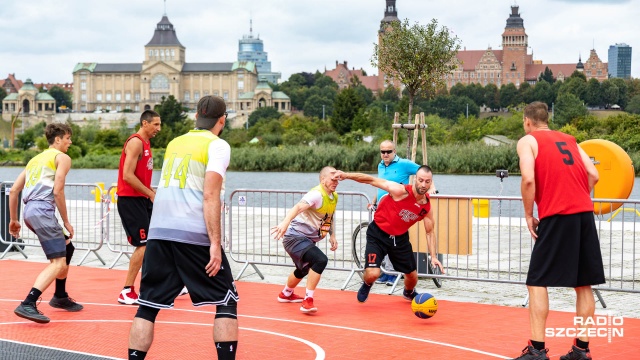 Fot. Robert Stachnik [Radio Szczecin] "Rozgrywki 3x3 wyglądają dynamicznie". Finał PLK za nami [ZDJĘCIA]