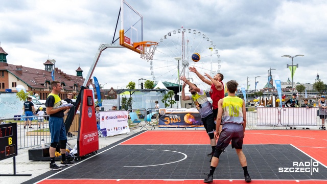 Fot. Robert Stachnik [Radio Szczecin] "Rozgrywki 3x3 wyglądają dynamicznie". Finał PLK za nami [ZDJĘCIA]