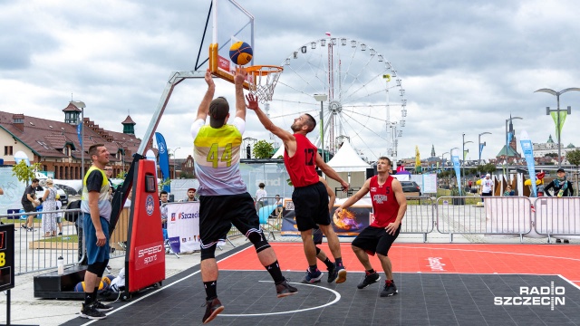 Fot. Robert Stachnik [Radio Szczecin] "Rozgrywki 3x3 wyglądają dynamicznie". Finał PLK za nami [ZDJĘCIA]
