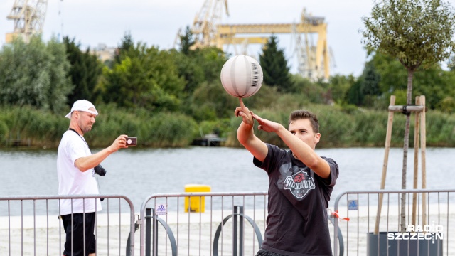 Fot. Robert Stachnik [Radio Szczecin] "Rozgrywki 3x3 wyglądają dynamicznie". Finał PLK za nami [ZDJĘCIA]