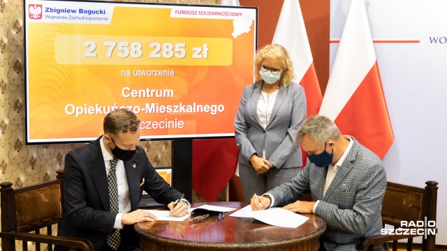 Fot. Robert Stachnik [Radio Szczecin] Jest umowa. Nowe miejsce dla niepełnosprawnych powstanie w Szczecinie [WIDEO, ZDJĘCIA]