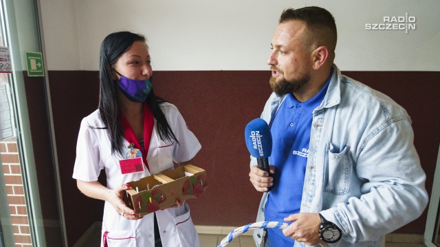 Fot. Mateusz Papke [Radio Szczecin] Wyjątkowy Owocowy Czwartek z Radiem Szczecin [WIDEO, ZDJĘCIA]