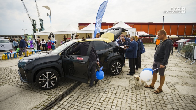 Fot. Mateusz Papke [Radio Szczecin] Rodzinny Piknik Toyoty na Łasztowni. Radio Szczecin też tam było [WIDEO, ZDJĘCIA]