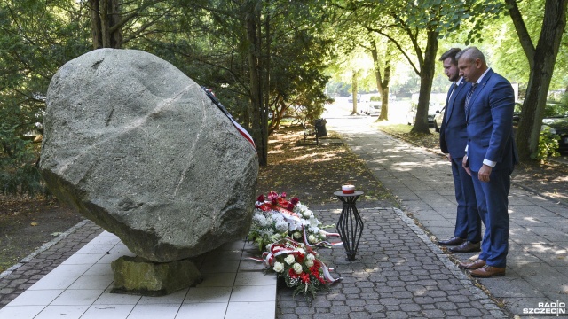 Fot. Kamila Kozioł [Radio Szczecin] "Tamta ogromna tragedia zakładała likwidację państwa polskiego" [ZDJĘCIA]