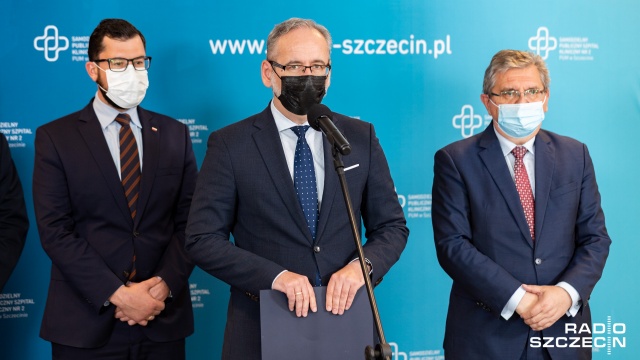 Fot. Robert Stachnik [Radio Szczecin] Minister zdrowia: nowe zakażenia będą o wiele mniej śmiertelne [WIDEO, ZDJĘCIA]