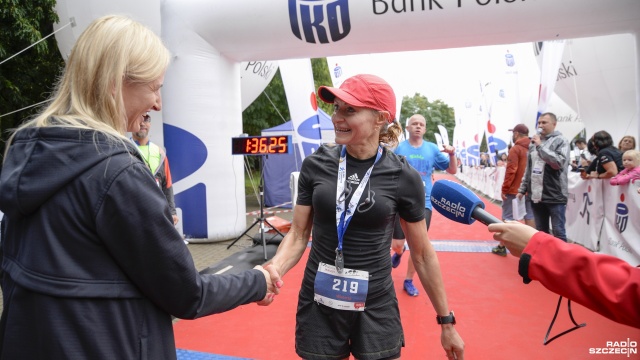 Fot. Kamila Kozioł [Radio Szczecin] Zwycięzcy 42. PKO Półmaratonu już na mecie [WIDEO, ZDJĘCIA]
