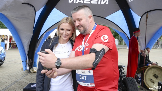 Fot. Kamila Kozioł [Radio Szczecin] Medalistka igrzysk o 42. Półmaratonie Szczecin: myślę, że kiedyś tu wystartuję [WIDEO, ZDJĘCIA]