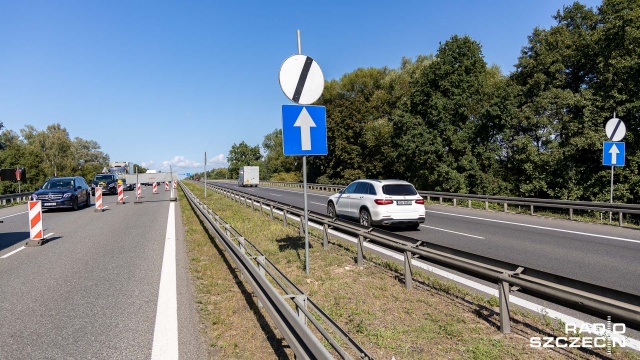 Fot. Robert Stachnik [Radio Szczecin] Zmiany dla kierowców na Węźle Kijewo [ZDJĘCIA]