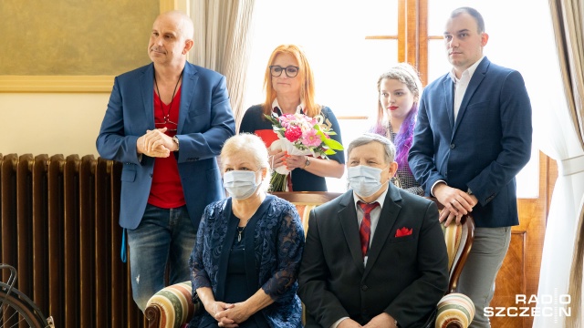 Fot. Robert Stachnik [Radio Szczecin] Pół wieku razem, bo "małżeństwo to sztuka kompromisu" [WIDEO, ZDJĘCIA]