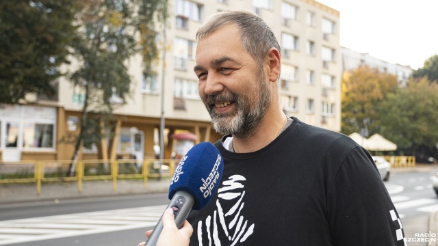 Fot. Mateusz Papke [Radio Szczecin] "Halo Gryfino." Radio Szczecin odwiedza mieszkańców regionu [WIDEO, ZDJĘCIA]