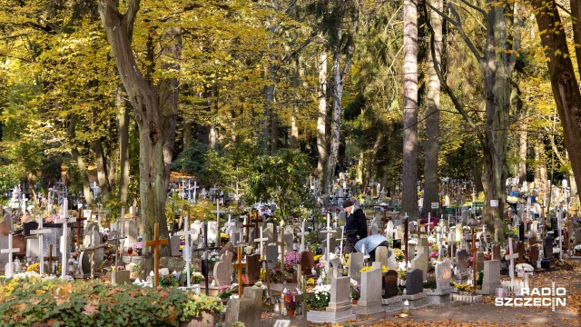 Cmentarz Centralny w Szczecinie to największa nekropolia w Polsce, a trzecia co do wielkości w Europie. Fot. Robert Stachnik [Radio Szczecin] Szczecinianie i goście z Polski odwiedzają Cmentarz Centralny [ZDJĘCIA]