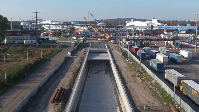 Tunel ma być ukończony na przełomie 2022 i 2023 roku. Fot. Urząd Miasta Świnoujście Budowa tunelu w Świnoujściu. Kolejny etap [ZDJĘCIA]