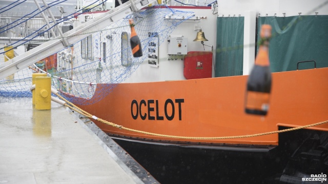 Podczas zimy na Odrze pracuje w sumie 13 lodołamaczy - sześć polskich i siedem niemieckich. Fot. Kamila Kozioł [Radio Szczecin] Tarpan i Ocelot ochrzczone [WIDEO, ZDJĘCIA]