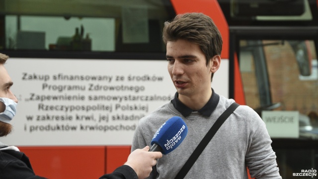 Fot. Kamila Kozioł [Radio Szczecin] W porcie podzielili się najcenniejszym darem [WIDEO, ZDJĘCIA]