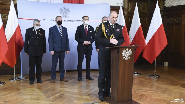 10 jednostek Ochotniczej Straży Pożarnej dołącza do Krajowego Systemu Ratowniczo-Gaśniczego. Fot. Kamila Kozioł [Radio Szczecin] Ochotnicze Straże Pożarne w ramach ogólnopolskiego systemu [WIDEO, ZDJĘCIA]
