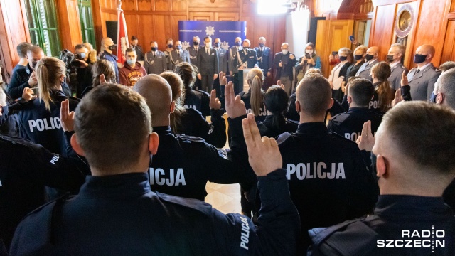Fot. Robert Stachnik [Radio Szczecin] Świeża krew w zachodniopomorskiej policji [ZDJĘCIA]