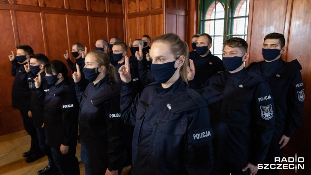 Fot. Robert Stachnik [Radio Szczecin] Świeża krew w zachodniopomorskiej policji [ZDJĘCIA]