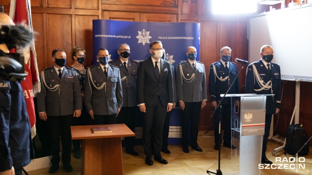 Fot. Robert Stachnik [Radio Szczecin] Świeża krew w zachodniopomorskiej policji [ZDJĘCIA]