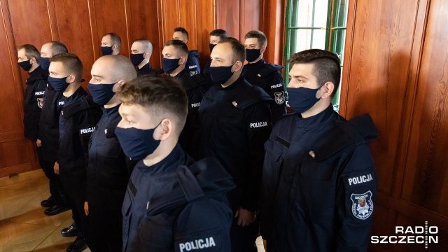Fot. Robert Stachnik [Radio Szczecin] Świeża krew w zachodniopomorskiej policji [ZDJĘCIA]