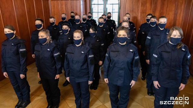 Fot. Robert Stachnik [Radio Szczecin] Świeża krew w zachodniopomorskiej policji [ZDJĘCIA]