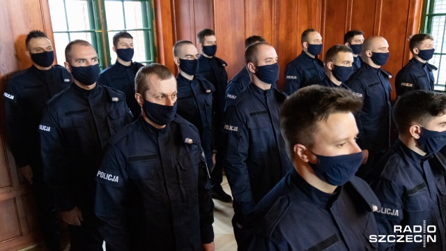 Fot. Robert Stachnik [Radio Szczecin] Świeża krew w zachodniopomorskiej policji [ZDJĘCIA]