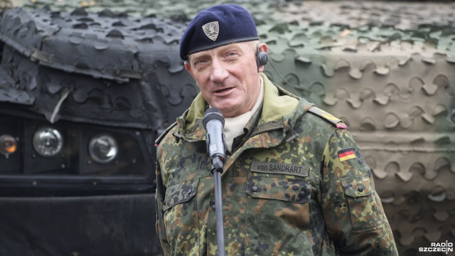 Fot. Kamila Kozioł [Radio Szczecin] Generał NATO: doceniam pracę waszych służb na granicy z Białorusią [WIDEO, ZDJĘCIA]