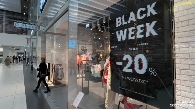 Fot. Robert Stachnik [Radio Szczecin] Black Friday jest mechanizmem psychologicznym [WIDEO, ZDJĘCIA]