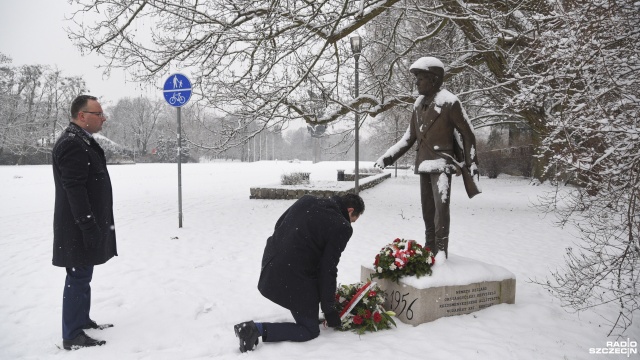 Fot. Kamila Kozioł [Radio Szczecin] 65. rocznica prowęgierskiego protestu. Zdemolowali konsulat ZSRR [ZDJĘCIA]