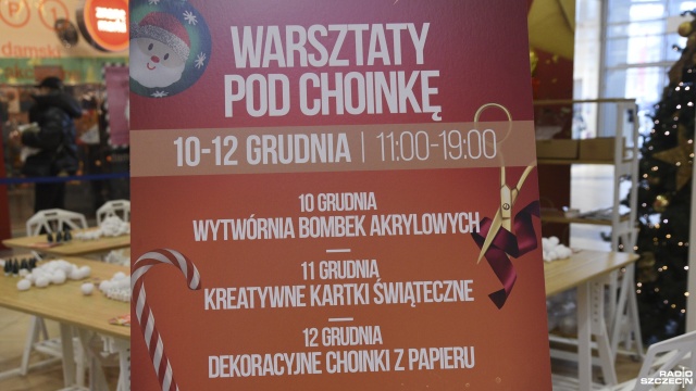 Fot. Kamila Kozioł [Radio Szczecin] Weekendowe świąteczne warsztaty dla najmłodszych [WIDEO, ZDJĘCIA]