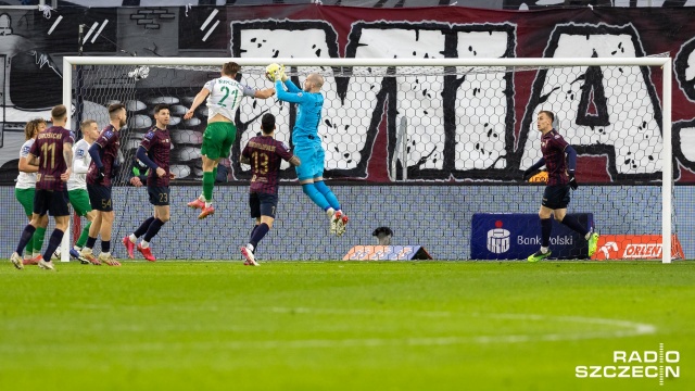 Fot. Robert Stachnik [Radio Szczecin] Pogoń - Warta. W ostatnich sekundach gol... [ZDJĘCIA]
