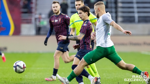 Fot. Robert Stachnik [Radio Szczecin] Pogoń - Warta. W ostatnich sekundach gol... [ZDJĘCIA]