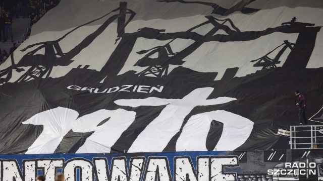 Fot. Robert Stachnik [Radio Szczecin] Pogoń - Warta. W ostatnich sekundach gol... [ZDJĘCIA]