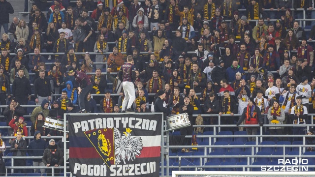 Fot. Robert Stachnik [Radio Szczecin] Pogoń - Warta. W ostatnich sekundach gol... [ZDJĘCIA]