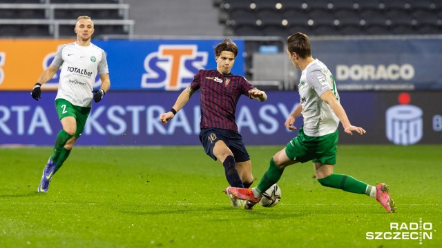 Fot. Robert Stachnik [Radio Szczecin] Pogoń - Warta. W ostatnich sekundach gol... [ZDJĘCIA]