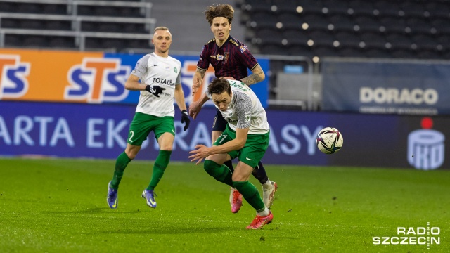 Fot. Robert Stachnik [Radio Szczecin] Pogoń - Warta. W ostatnich sekundach gol... [ZDJĘCIA]