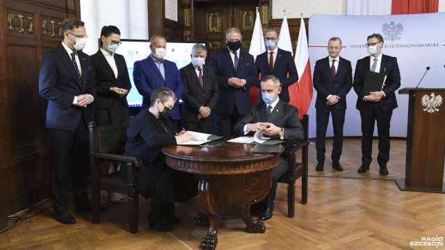Fot. Kamila Kozioł [Radio Szczecin] Ekologiczne inwestycje i miliony dla dwóch zachodniopomorskich szpitali [ZDJĘCIA]