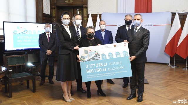 Fot. Kamila Kozioł [Radio Szczecin] Ekologiczne inwestycje i miliony dla dwóch zachodniopomorskich szpitali [ZDJĘCIA]