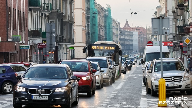 Fot. Robert Stachnik [Radio Szczecin] Popołudniowe korki w mieście [ZDJĘCIA]