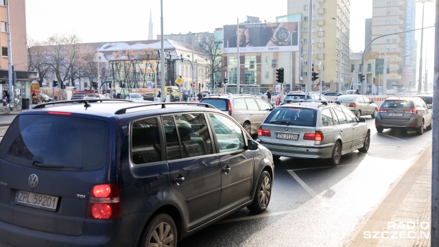 Fot. Robert Stachnik [Radio Szczecin] Popołudniowe korki w mieście [ZDJĘCIA]
