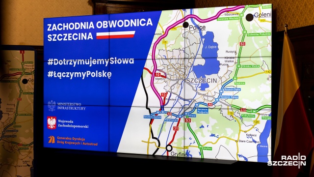 Fot. Robert Stachnik [Radio Szczecin] "Pomorze Zachodnie przeżywa najlepszy okres inwestycji drogowych od lat" [ZDJĘCIA]