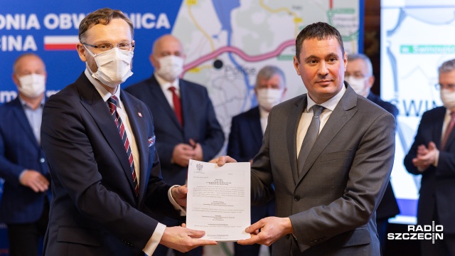 Fot. Robert Stachnik [Radio Szczecin] Zgoda na budowę odcinka S3 [WIDEO, ZDJĘCIA]